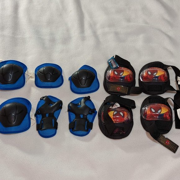 ❤️3/$10 (10) Knee/ Ankle Pads for Bicycle Riding Spiderman Character also - Picture 4 of 9